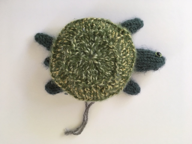 Green turtle ornament