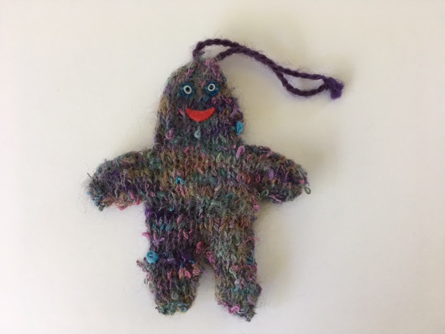 Inimitable Yarn man ornament